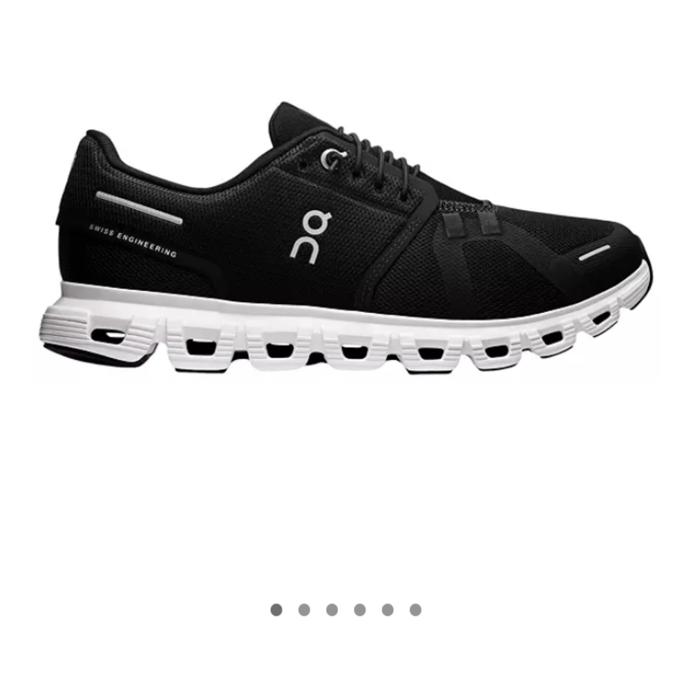 On Running Black and White Sneakers